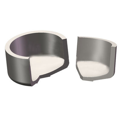 燒結(jié)石墨坩堝 燒結(jié)石墨坩堝